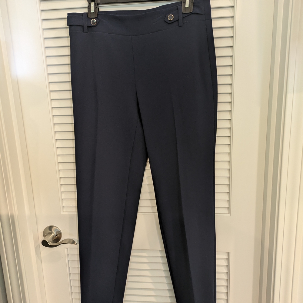 Chic Navy Women's Trousers Size 8